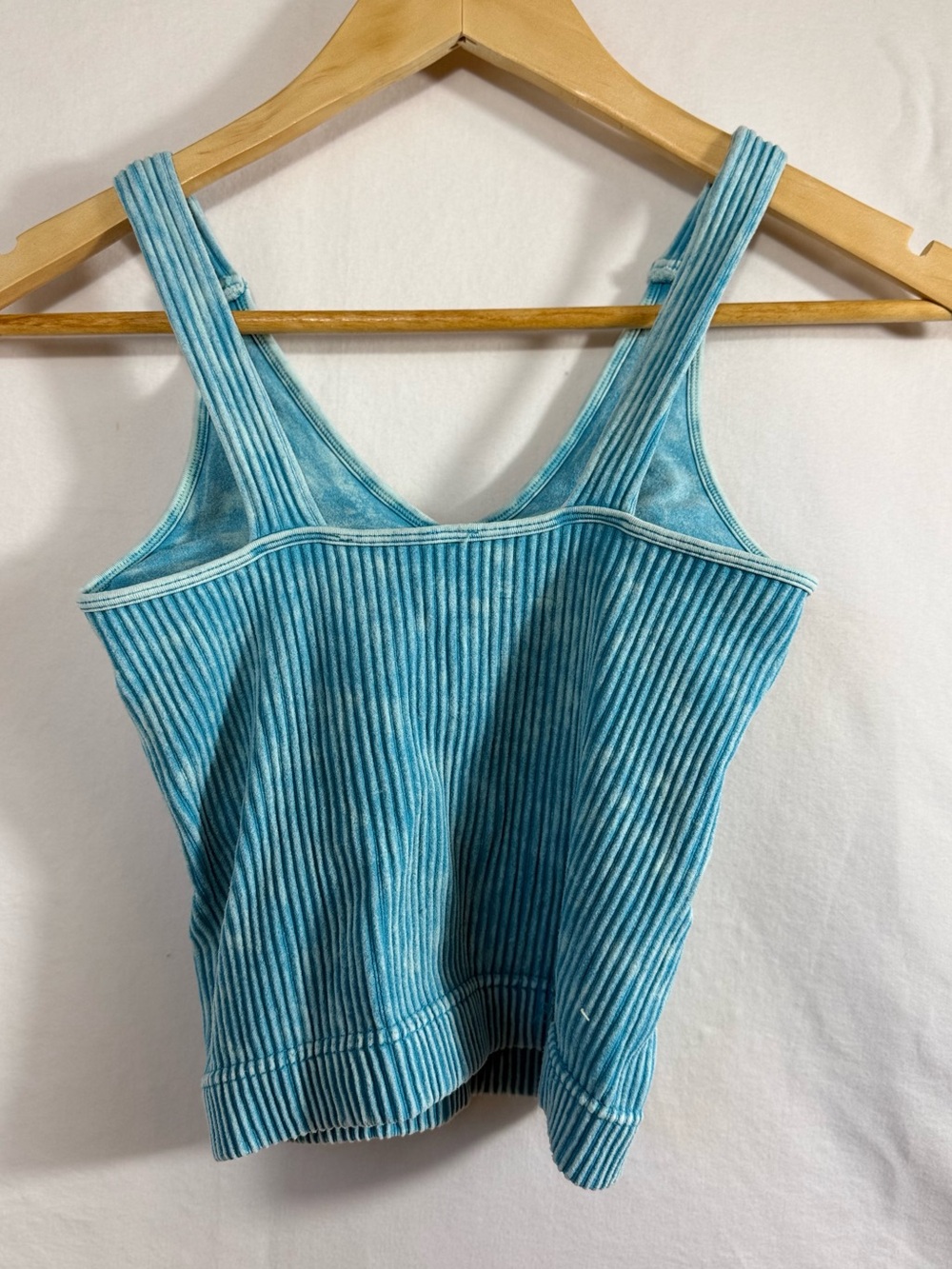 Zenana Outfitters Washed Ribbed Padded Tank - Picture 4 of 4
